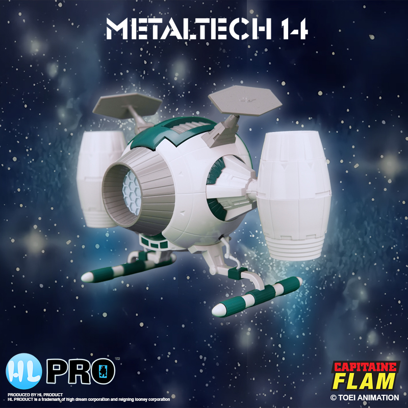 Captaine Flam Metaltech 14 Cosmoliner Cosmolem Box FR