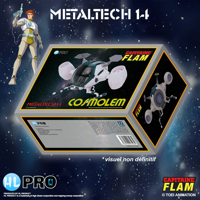 Captaine Flam Metaltech 14 Cosmoliner Cosmolem Box FR