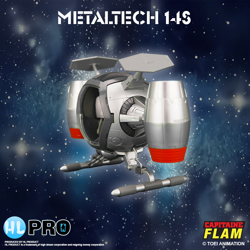 Captaine Flam Metaltech 14S Cosmoliner Cosmolem Silver Edition Box FR