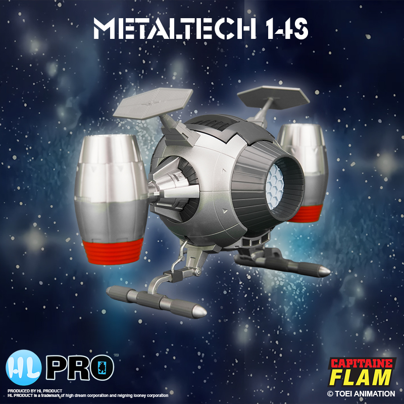 Captaine Flam Metaltech 14S Cosmoliner Cosmolem Silver Edition Box FR