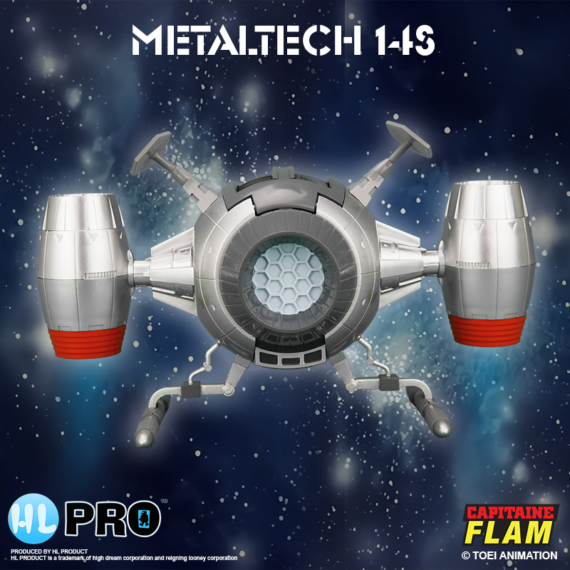 Captaine Flam Metaltech 14S Cosmoliner Cosmolem Silver Edition Box FR