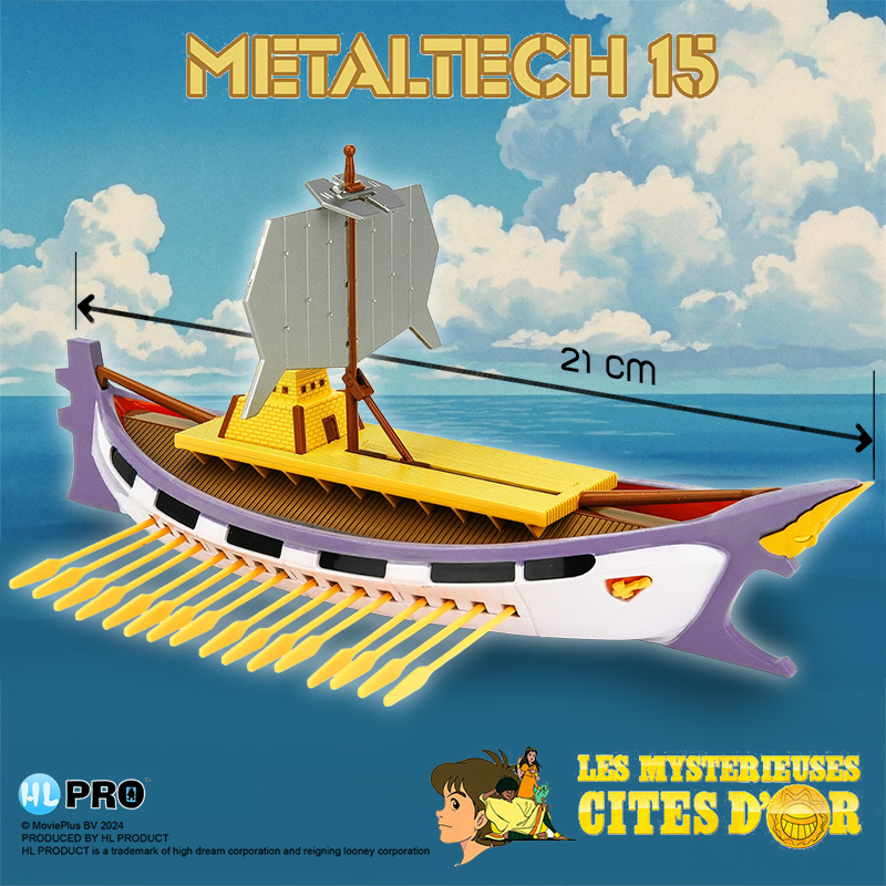 Les Mysterieuses Cites D'Or Metaltech 15 Solaris Boite Fr