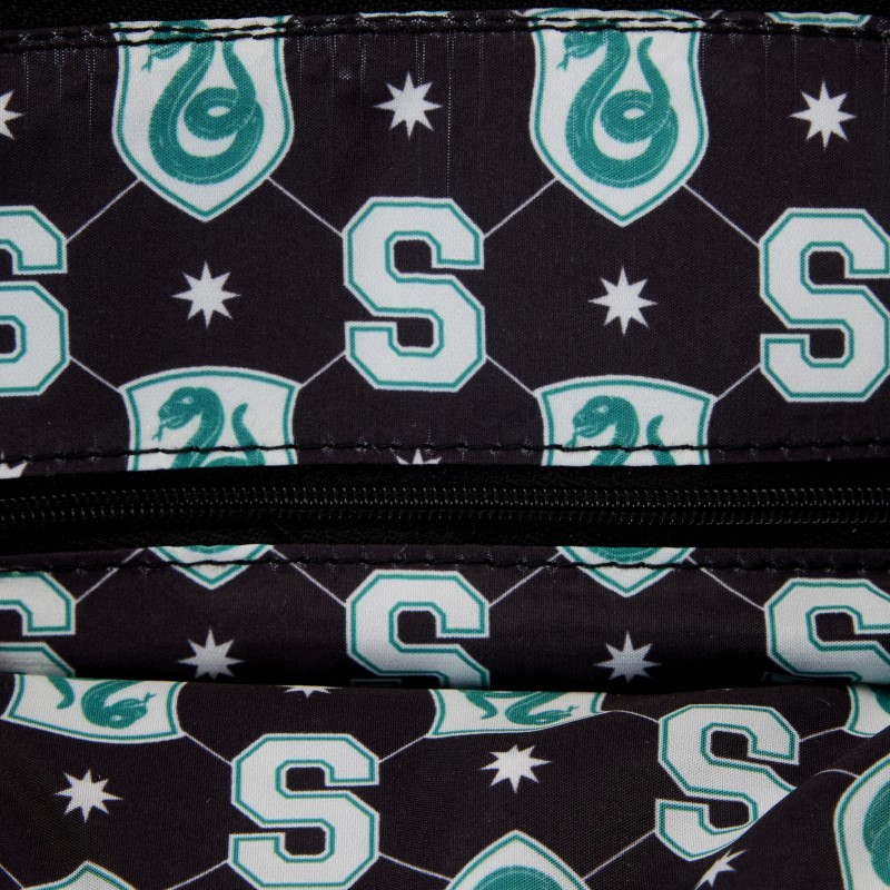 Harry Potter Loungefly Sac A Main Varsity Slytherin Serpentard Plaid 