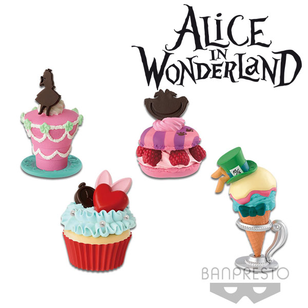 Disney Characters Petite Sucrerie Alice In Wonderland Set De 4pcs