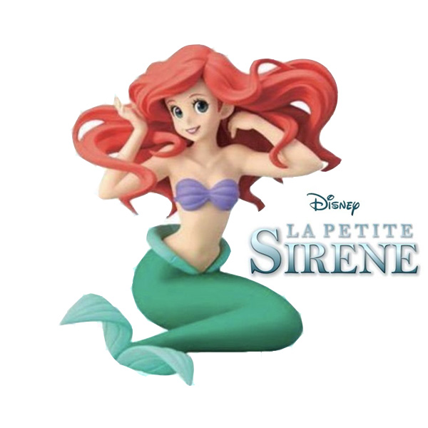 Disney Characters Crystalux Ariel 10cm