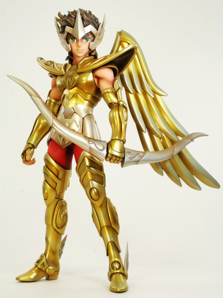 Saint Seiya Shouzou Art Collection Sagittarius Seiyar & Aiolos Statue