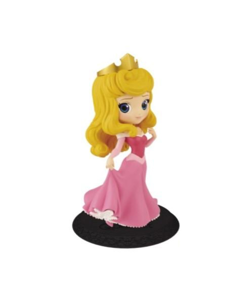 Disney Q Posket Characters Princess Aurora Pink Dress