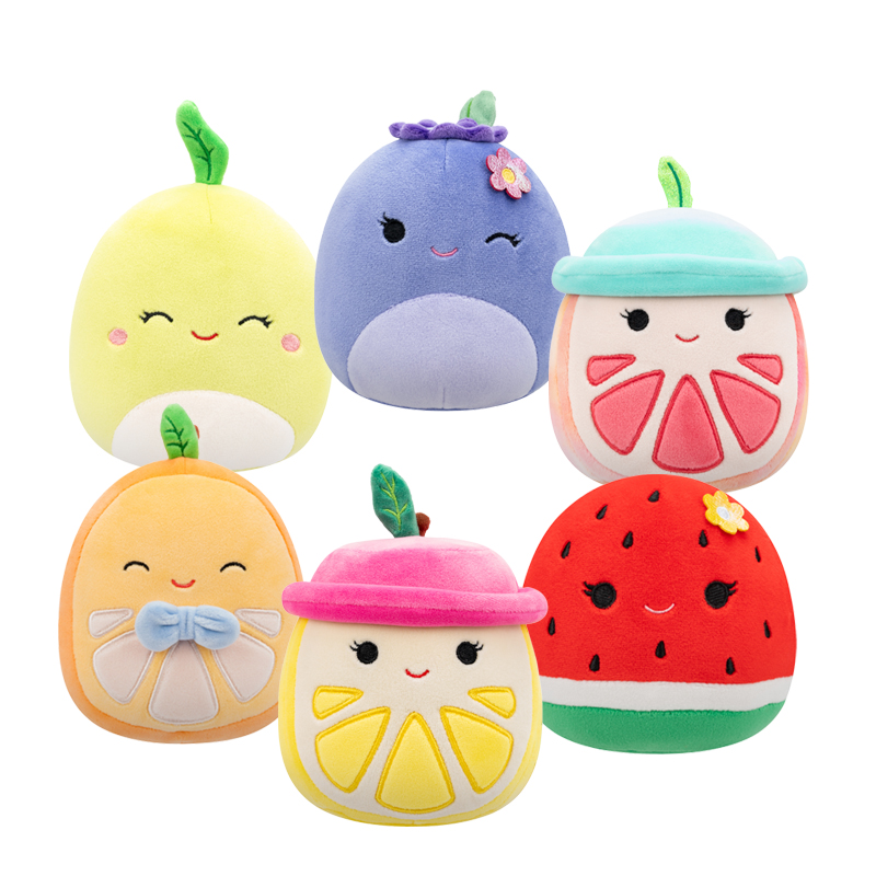 Squishmallows Little Plush 12,5cm Mystery Bags Fruit Series Asst 9pcs
