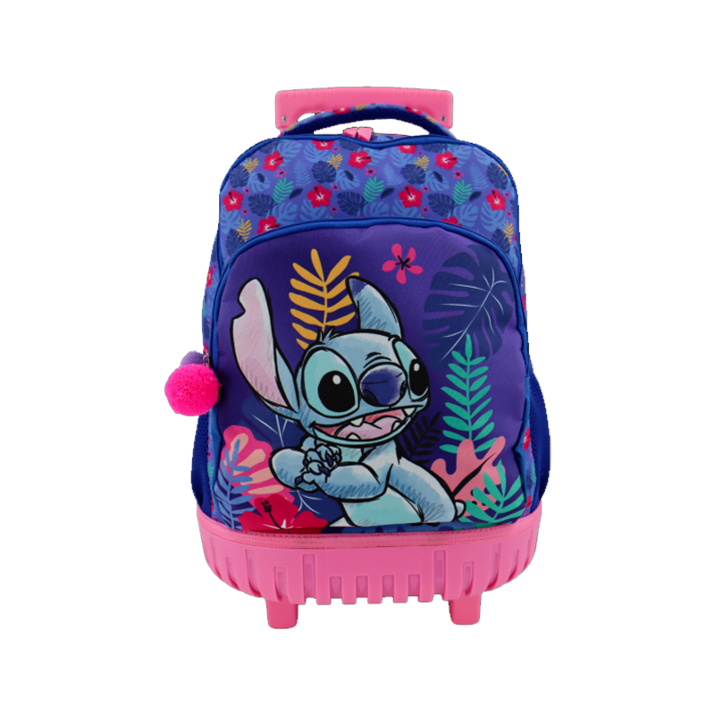 Disney Stitch Fleurs Sac A Dos Trolley 43x33x20cm