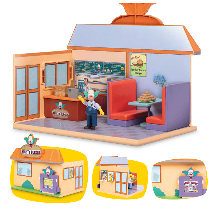 The Simpsons Jakks Pacific Playset Krusty Burger 30cm