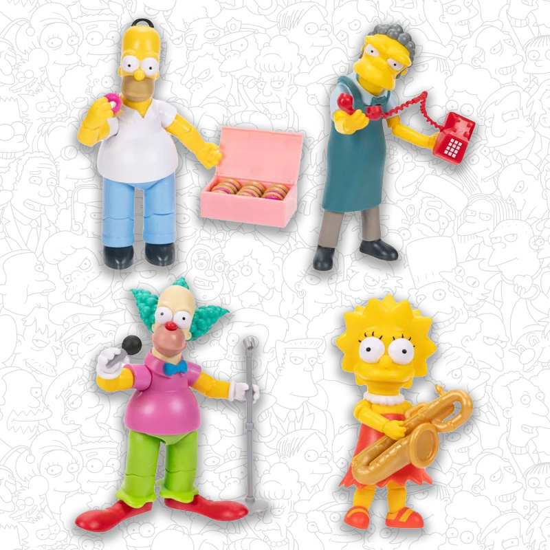 The Simpsons Jakks Pacific Asst Figs 12,5cm Wave 2 6pcs