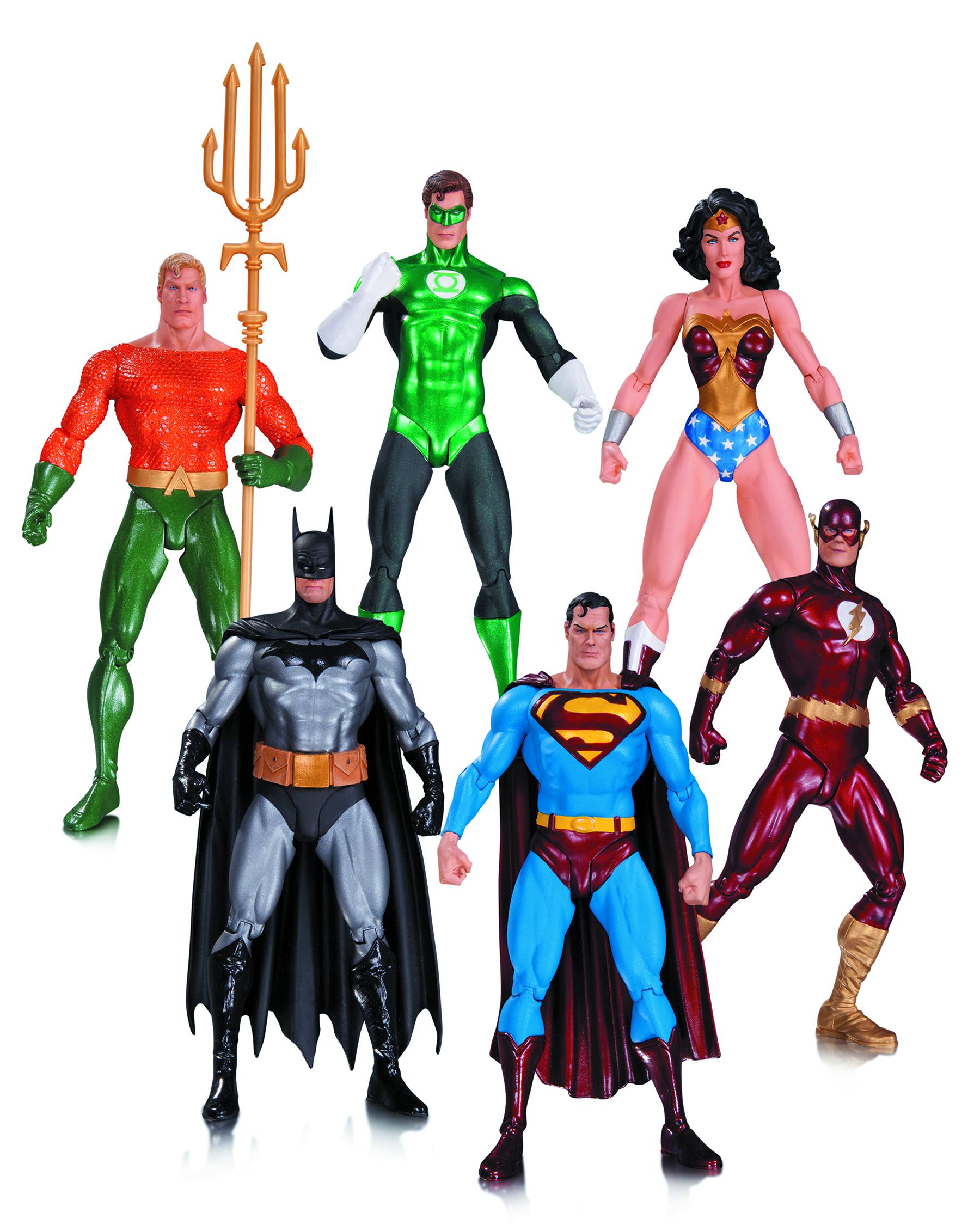 ID9 Justice League Alex Ross Pack 6 figurines Box Set