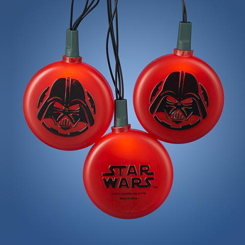SW Christmas Guirlande Lumineuse et Sonore Darth Vader