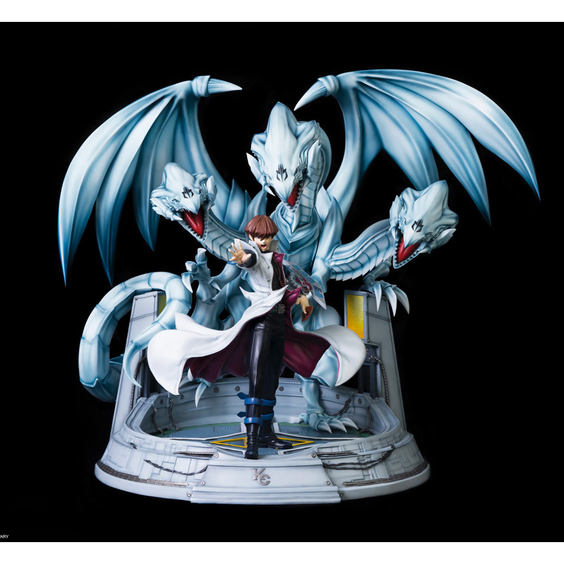 Yu-Gi-Oh! Statue 1/7 Kaiba & L'Ultime Dragon Blanc Aux Yeux Bleus 47cm