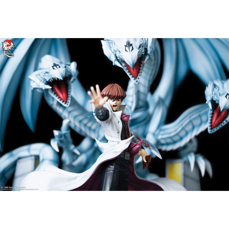 Yu-Gi-Oh! Statue 1/7 Kaiba & L'Ultime Dragon Blanc Aux Yeux Bleus 47cm