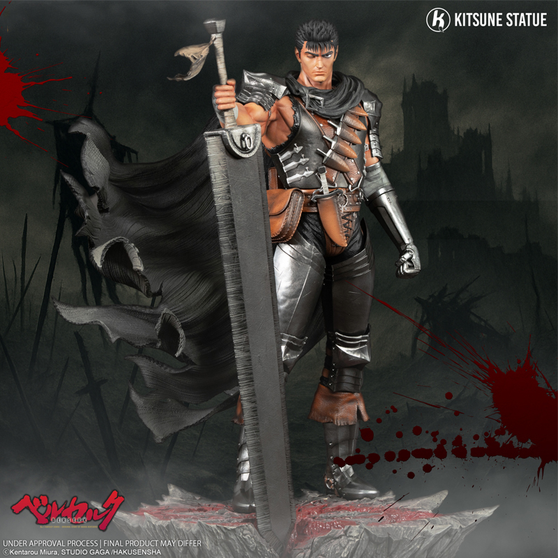 Berserk Statue Pvc 1/8 Guts Vol 2 30cm