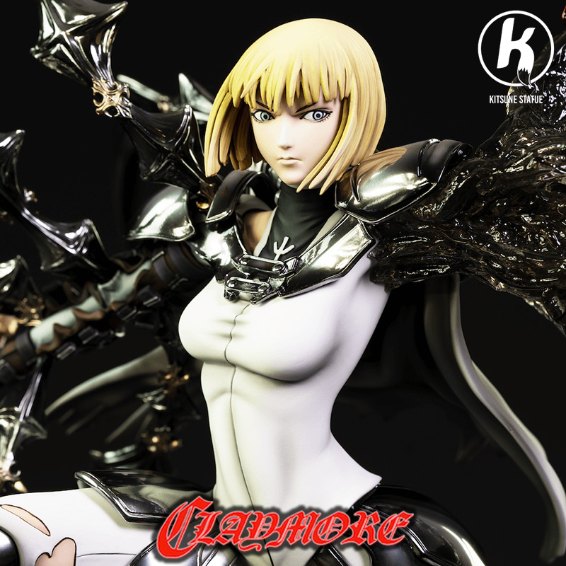 Claymore Statue 1/6 Clare Vs Rigalo 50cm