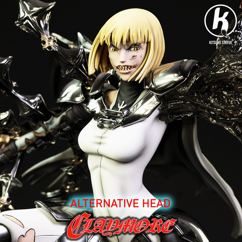Claymore Statue 1/6 Clare Vs Rigalo 50cm