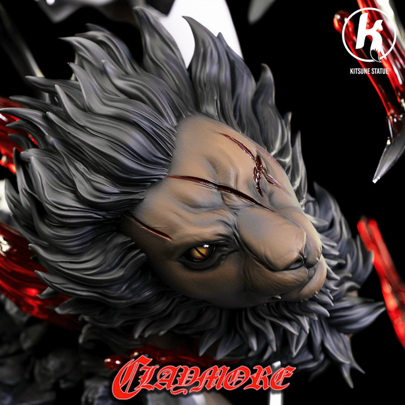 Claymore Statue 1/6 Clare Vs Rigalo 50cm