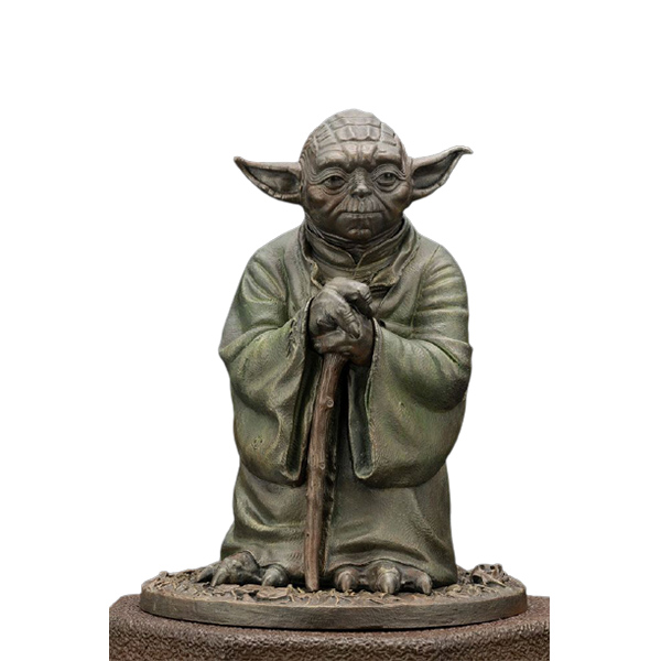 SW Star Wars Cold Cast Yoda Fountain Limited Edition 22cm