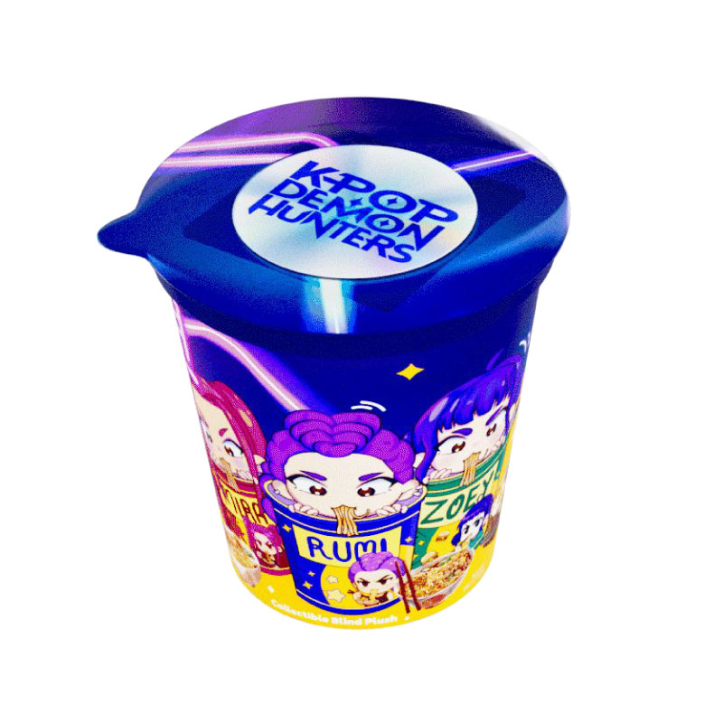 Kpop Demon Hunter Mini Blind Ramyeon Cups Asst 8Pcs 10cm