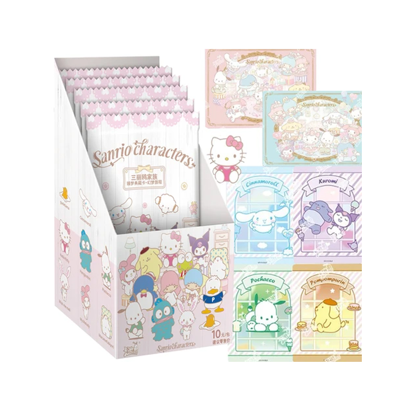Hello Kitty & Friends Dreams Dream Travel Boite 18 Boosters De 5 Cartes