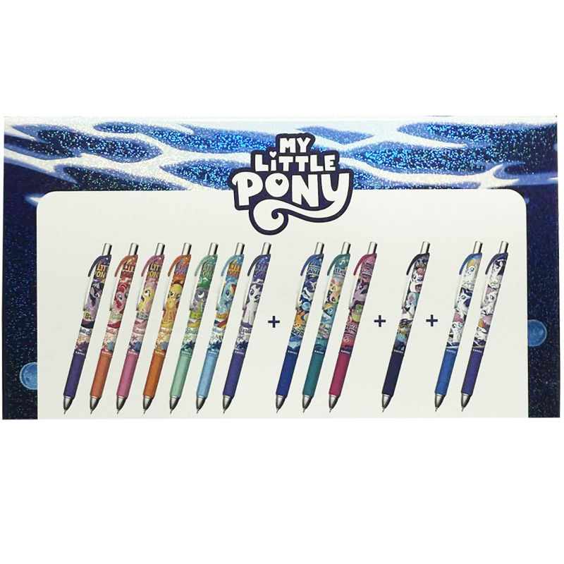 My Little Pony Friendship Is Magic Stylo Gel Fantasy Boite De 12pcs