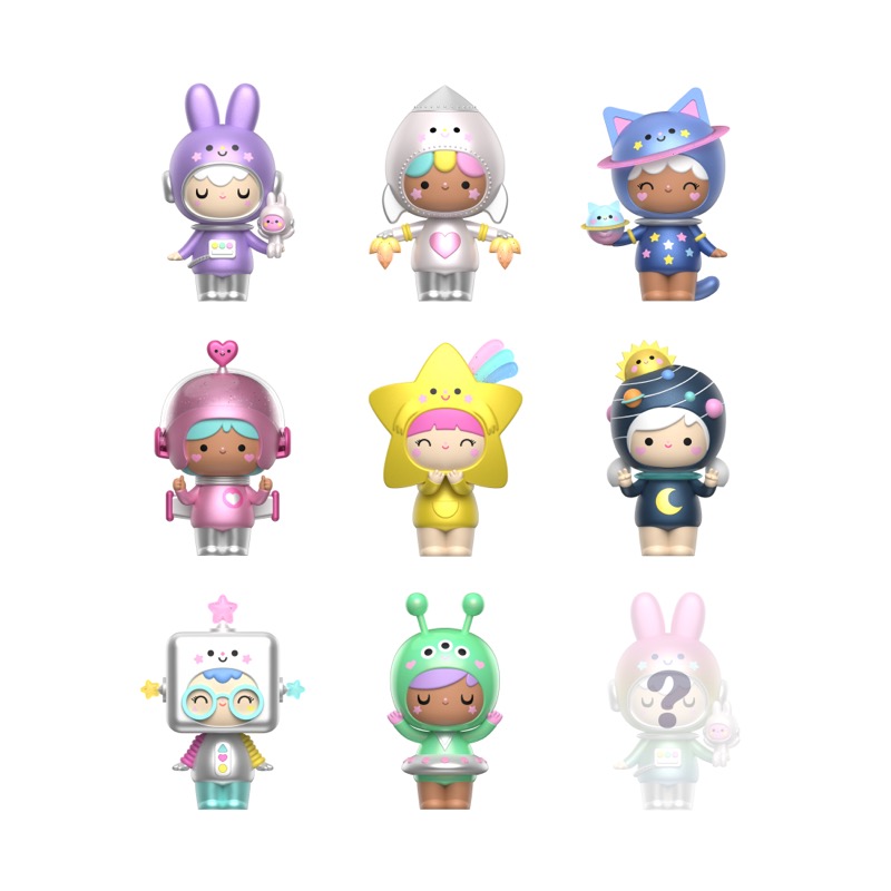 Momiji Out Of This World Blind Box 8 Poupées à Message Asst