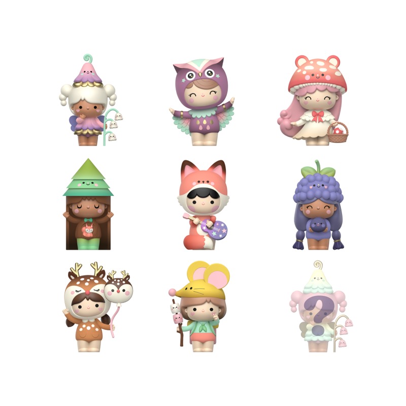 Momiji Sugar Plum Woods Blind Box Poupées à Message Asst 8pcs