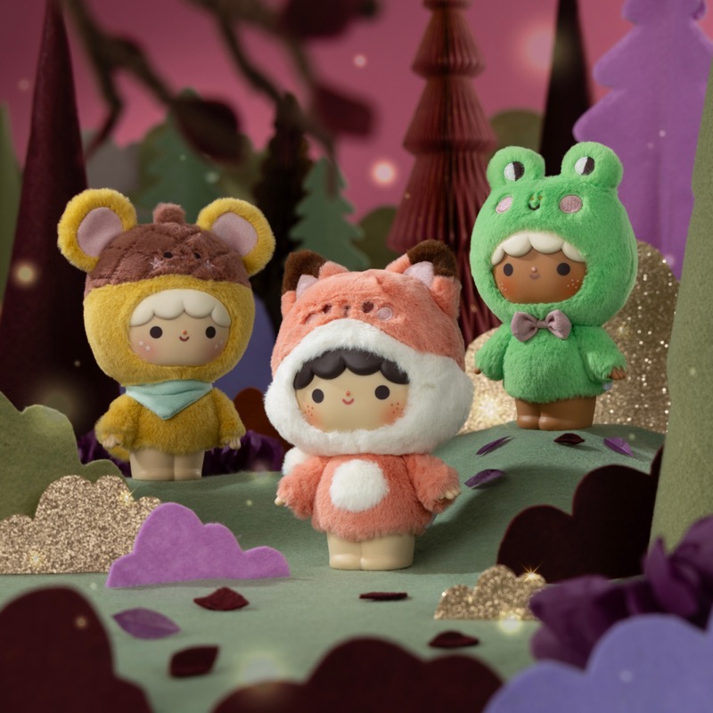 Momiji Sugar Plum Woods Blind Box Plush Keychain Doll  Asst 8pcs