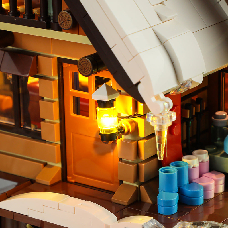 Lumibricks Retro House 10008 Ski Lodge