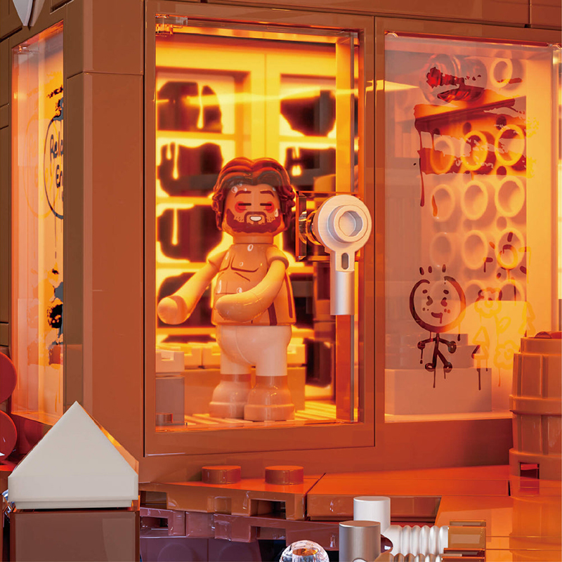 Lumibricks Retro House 10011 Spa Cabin