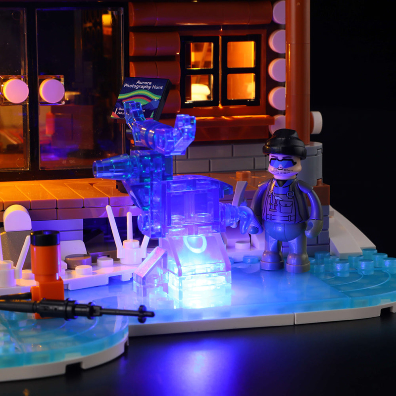 Lumibricks Retro House 10012 Aurora Cabin