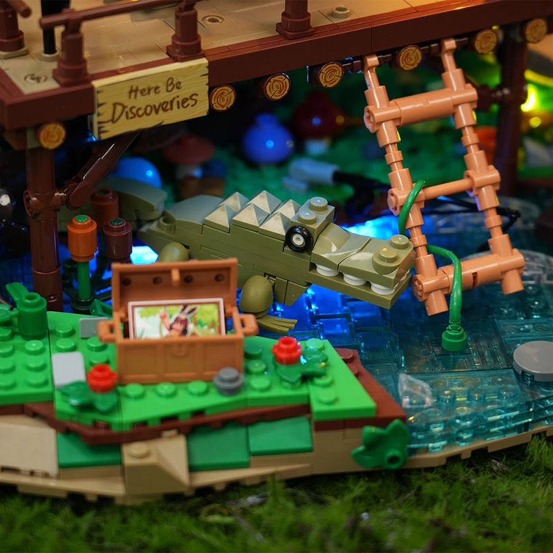 Lumibricks Retro House 10015 Misty Forest Cabin