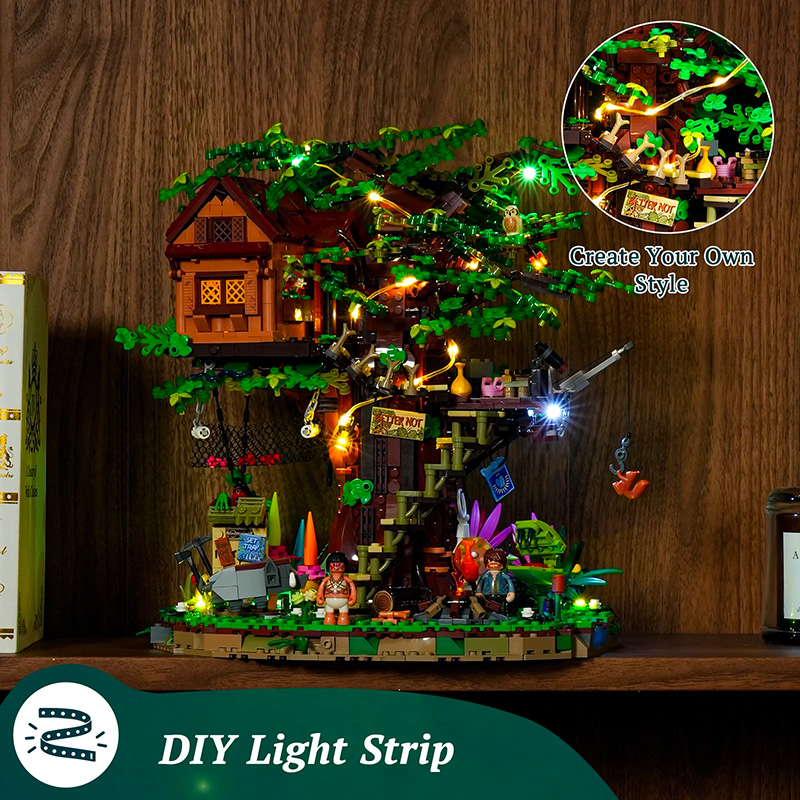 Lumibricks Retro House 10016 Explorer Treehouse