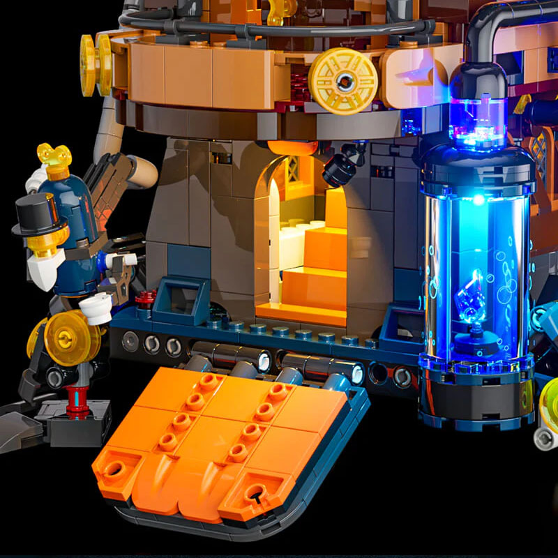 Lumibricks Steampunk World 11010 Alchemist'S Moving Castle