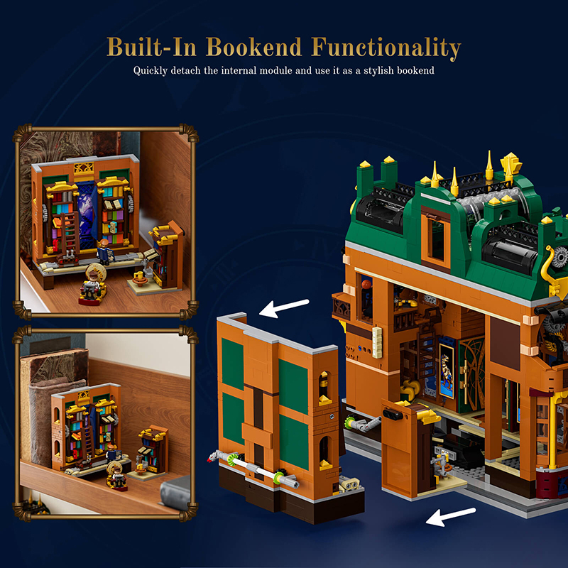 Lumibricks Steampunk World 11012 Steampunk Time Rift Library
