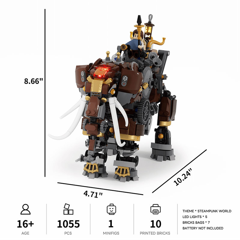 Lumibricks Steampunk World 11014 Steamphant