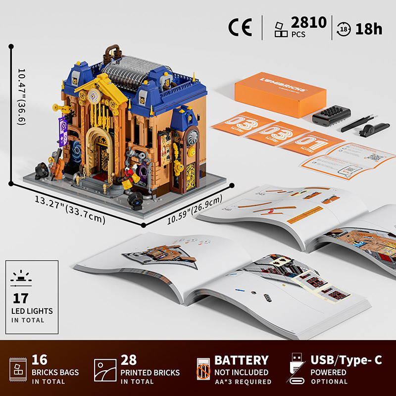 Lumibricks Steampunk World 11017 Steampunk Time Opera House