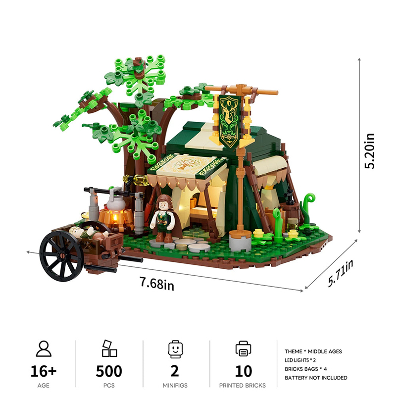 Lumibricks Middle Ages 12014 Ranger Camp