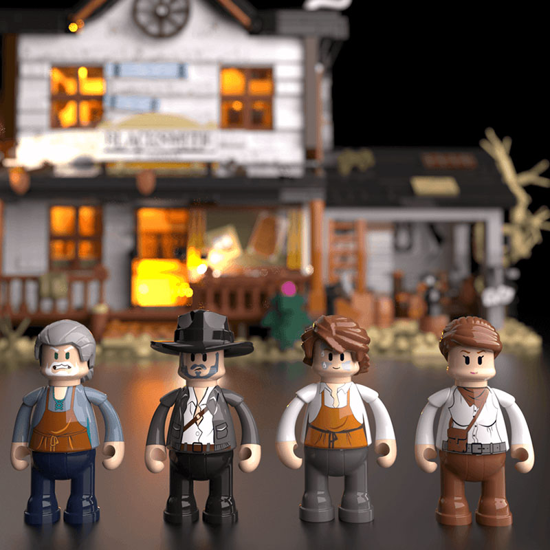 Lumibricks The Old West 14011 Old West Blacksmith