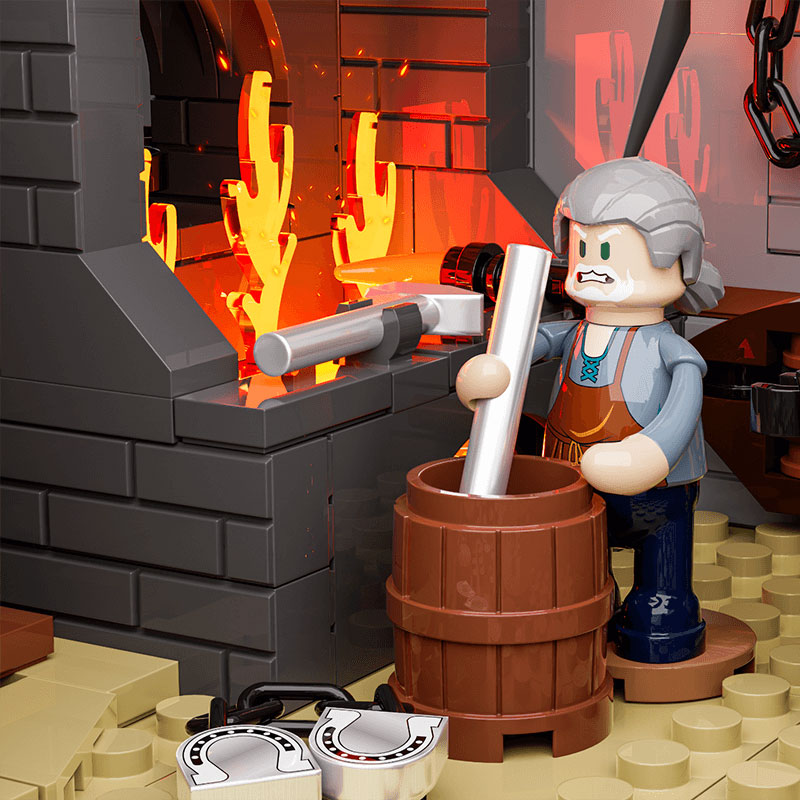 Lumibricks The Old West 14011 Old West Blacksmith