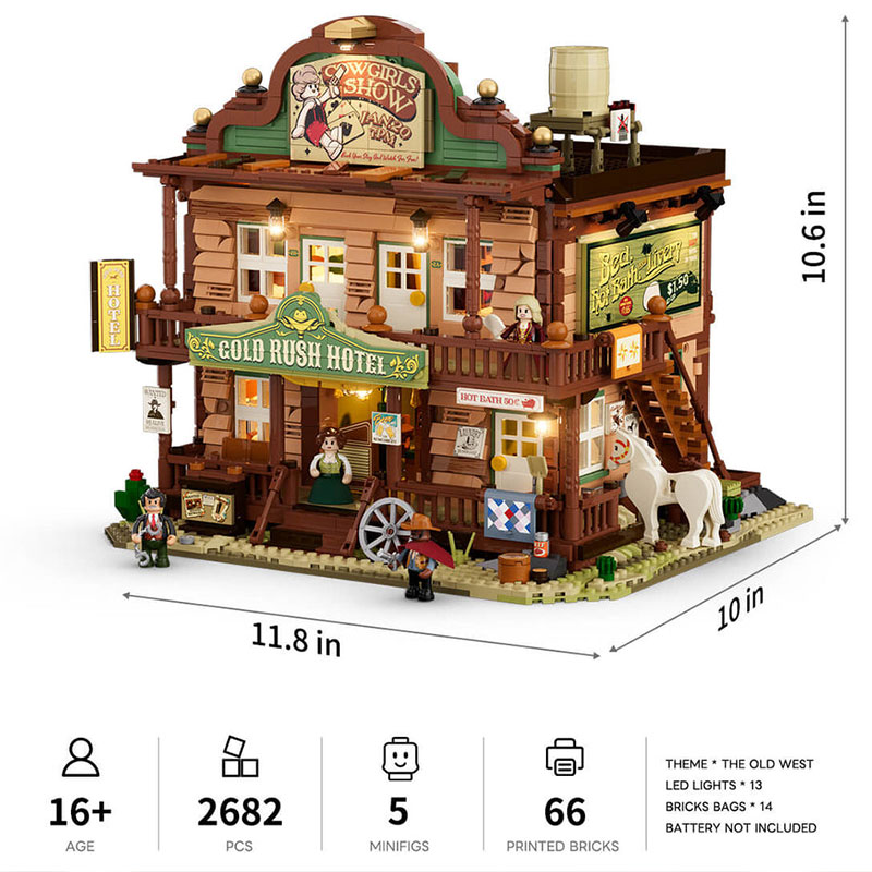 Lumibricks The Old West 14014 Old West Inn