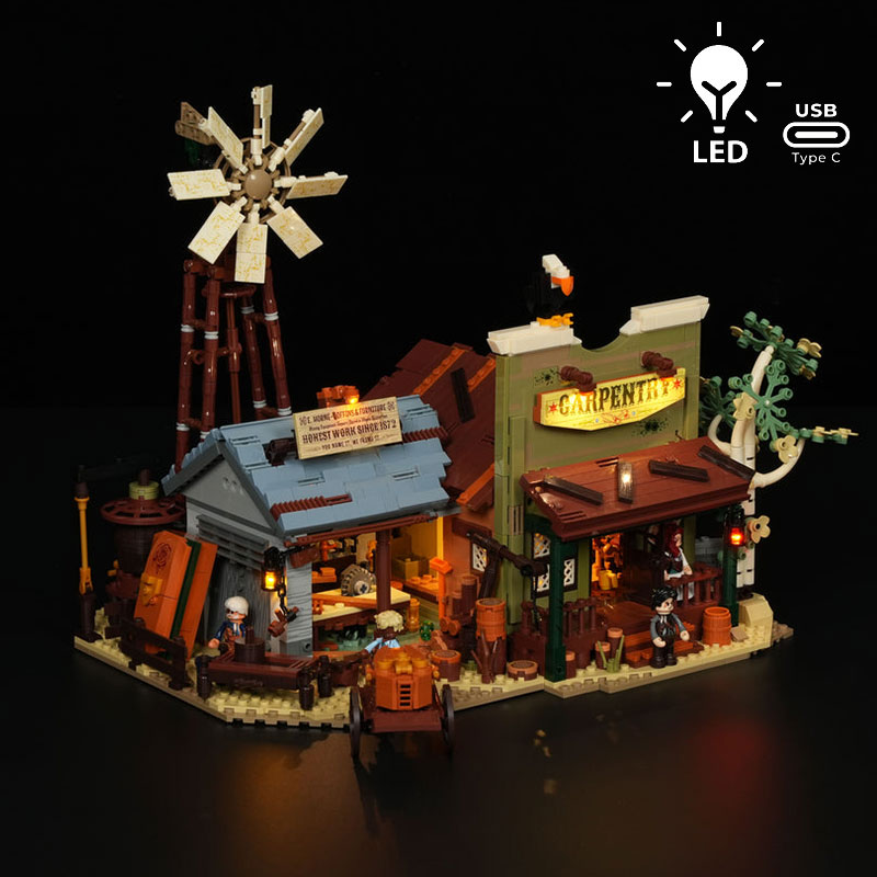 Lumibricks The Old West 14015 Western Carpentry Workshop