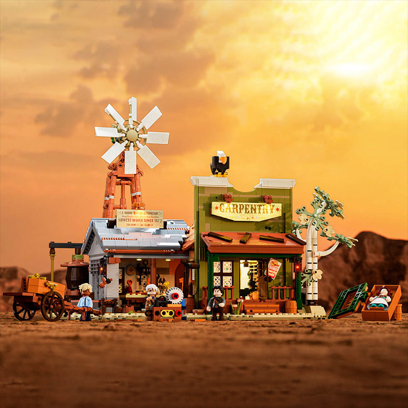 Lumibricks The Old West 14015 Western Carpentry Workshop