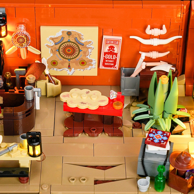 Lumibricks The Old West 14018 Western Fur Trading Post