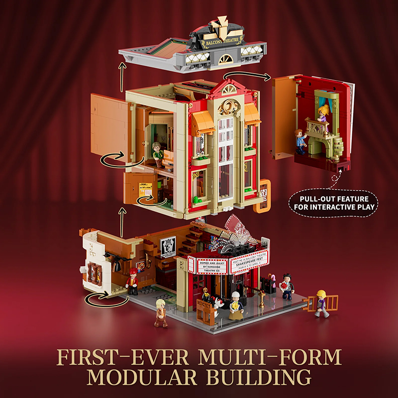 Lumibricks Town Life 15004 Balcony  Theatre