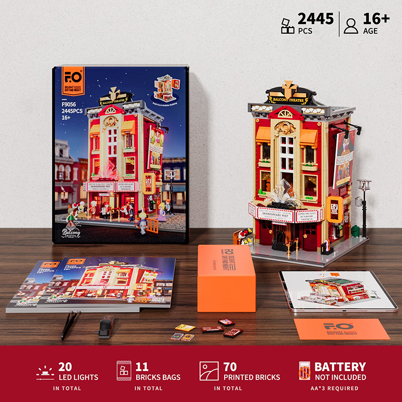 Lumibricks Town Life 15004 Balcony  Theatre