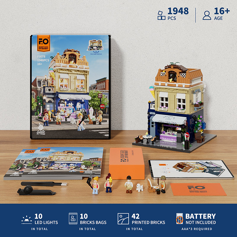 Lumibricks Town Life 15005 Gelato Store