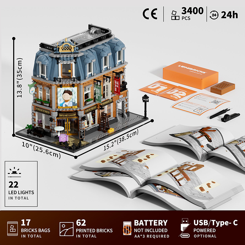 Lumibricks Town Life 15007 Brick Art Gallery